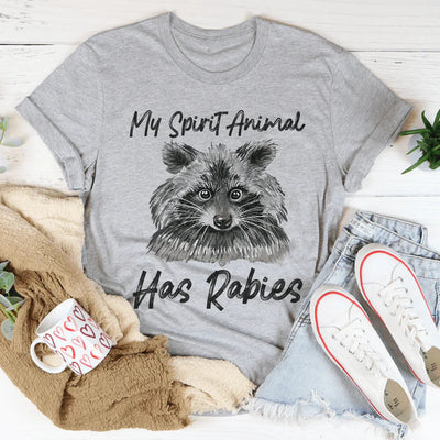 Camiseta "Mi animal espiritual tiene rabia"