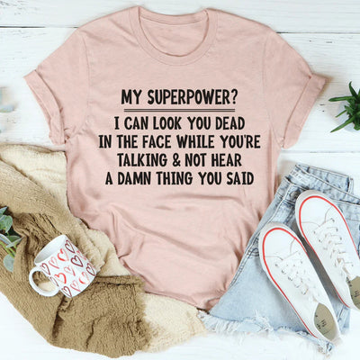 Mi camiseta superpoderosa