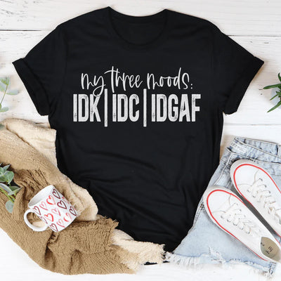 Camiseta Mis tres estados de ánimo