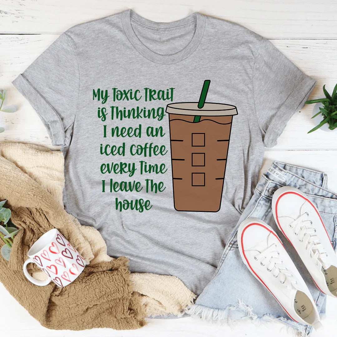 Mon T-shirt Iced Coffee de Trait Toxique