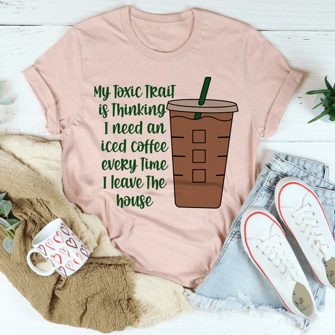 Mon T-shirt Iced Coffee de Trait Toxique