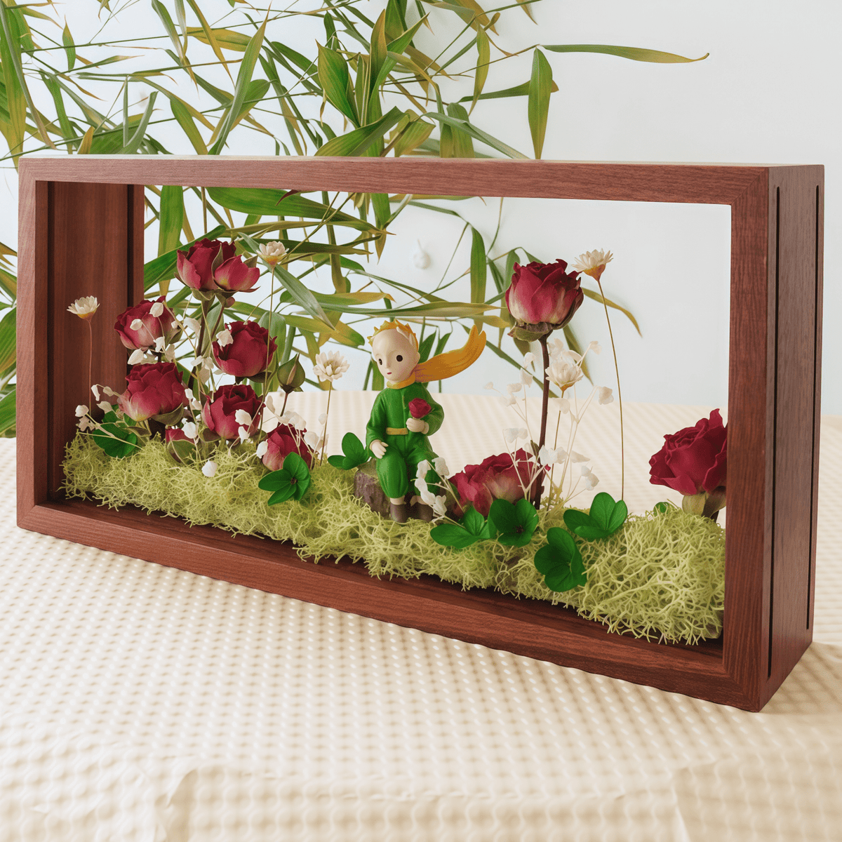 Ma Rose Unique - L'Art de la Boîte d'Ombre Le Petit Prince