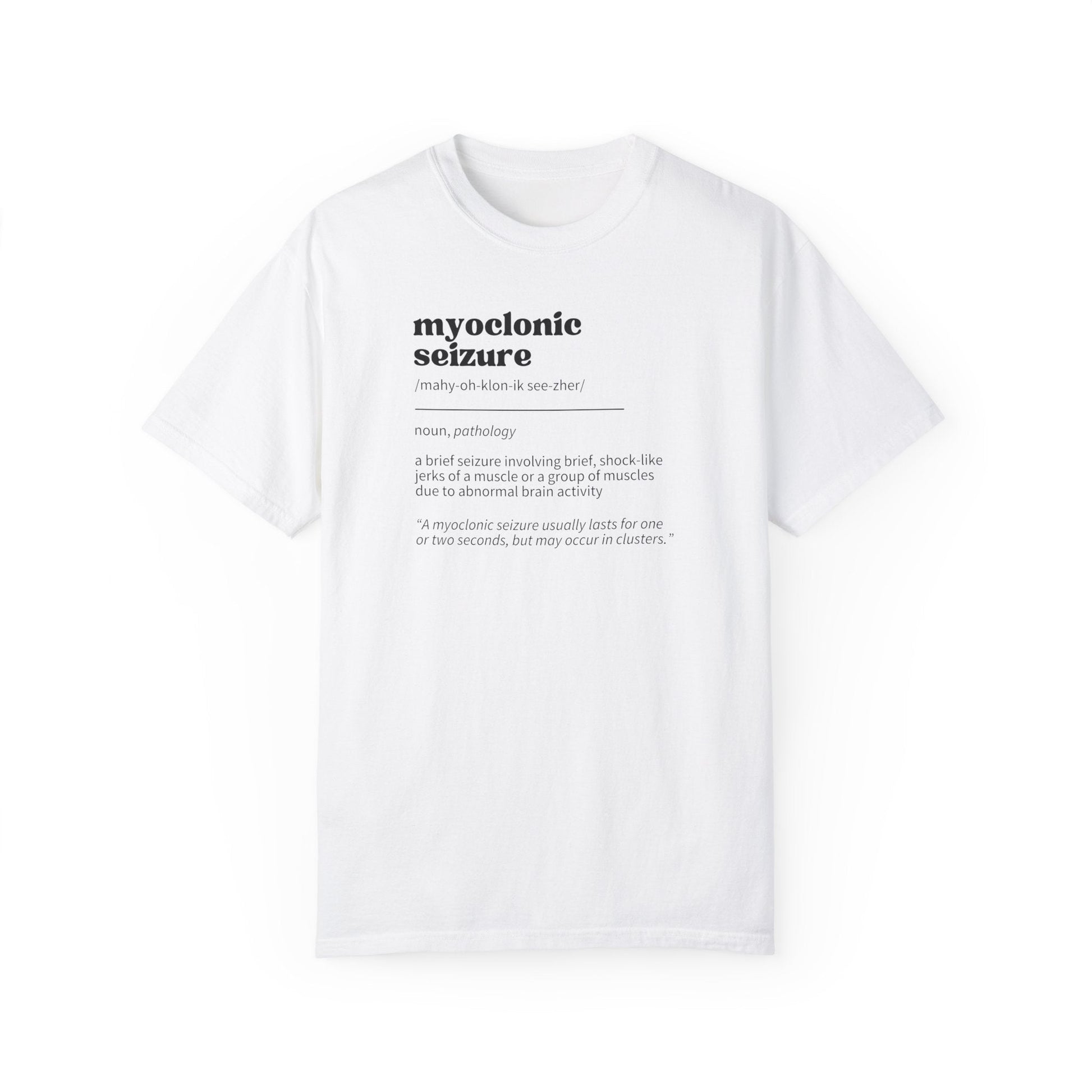 Unisex Myoclonic Seizure Awareness Garment-Dyed Tee - Korvel