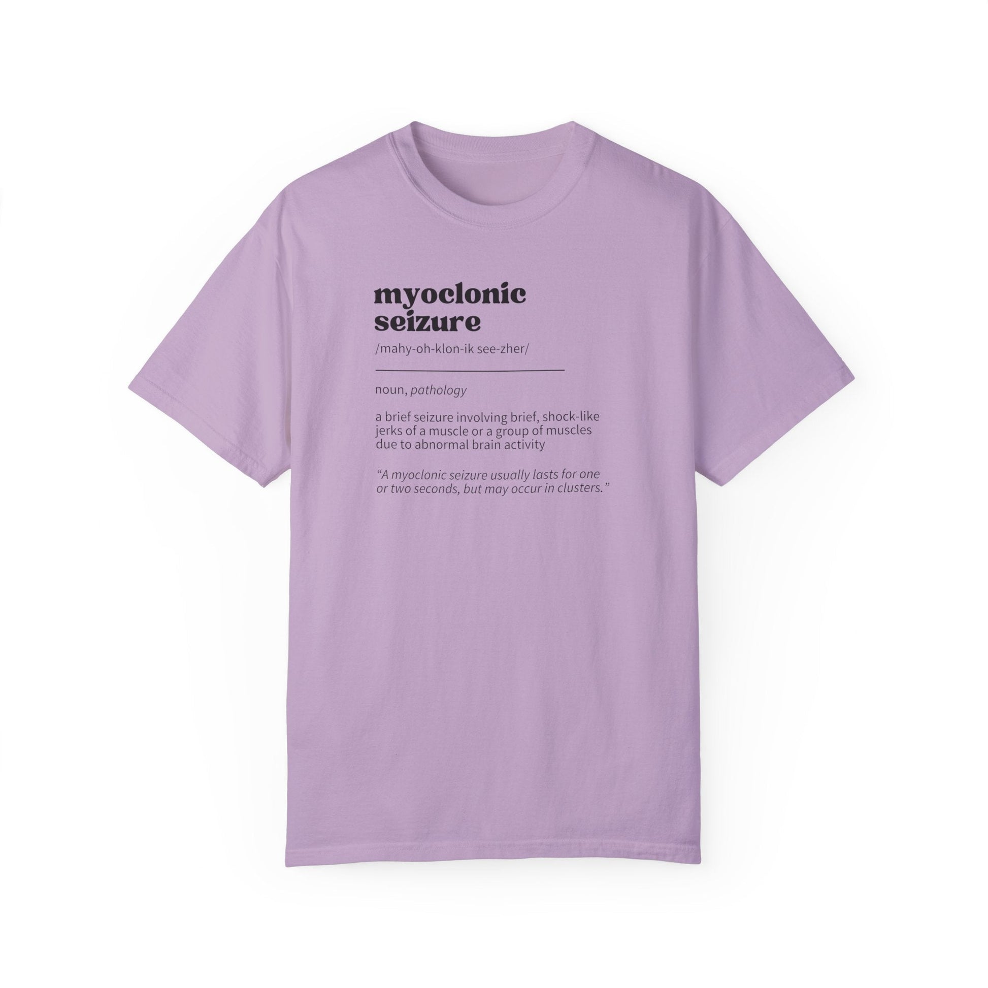 Unisex Myoclonic Seizure Awareness Garment-Dyed Tee - Korvel