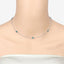 Collier en argent sterling .925 avec émeraude véritable de 1,89 carat