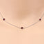 Collier en argent sterling .925 avec grenat véritable de 2,10 carats