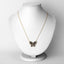 Collar de Zafiro Azul de 2.16 Quilates y Circonita Blanca en Plata de Ley