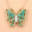 Collar de Esmeralda Genuina de 2.60 Quilates y Circonita Blanca en Plata de Ley