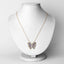 Collar de Tanzanita Genuina de 2.76 Quilates y Circonita Blanca en Plata Esterlina