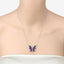 4.32 Carat Genuine Amethyst & .925 Sterling Silver Necklace