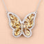 4.43 Carat Genuine Citrine .925 Sterling Silver Necklace
