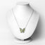 Collar de Peridoto Genuino de 4.65 Quilates en Plata Esterlina .925