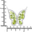Collar de Peridoto Genuino de 4.65 Quilates en Plata Esterlina .925