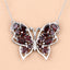 4.60 Carat Genuine Garnet .925 Sterling Silver Necklace