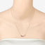 0.24 Carat Genuine Amethyst Sterling Silver Heart Necklace