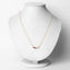 0.24 Carat Genuine Amethyst Sterling Silver Heart Necklace