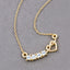 Collier en argent sterling avec aquamarine véritable de 0,24 carat