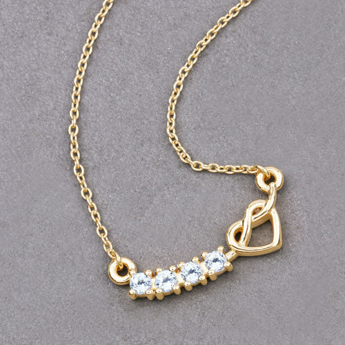 Collier en argent sterling avec aquamarine véritable de 0,24 carat