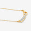 Collier en argent sterling avec aquamarine véritable de 0,24 carat
