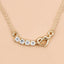 Collier en argent sterling avec aquamarine véritable de 0,24 carat