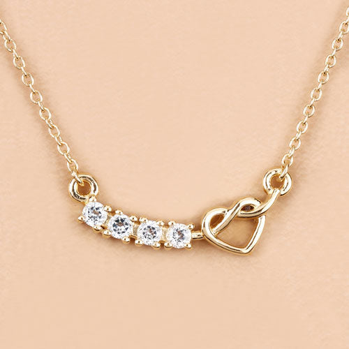 Collier en argent sterling avec aquamarine véritable de 0,24 carat
