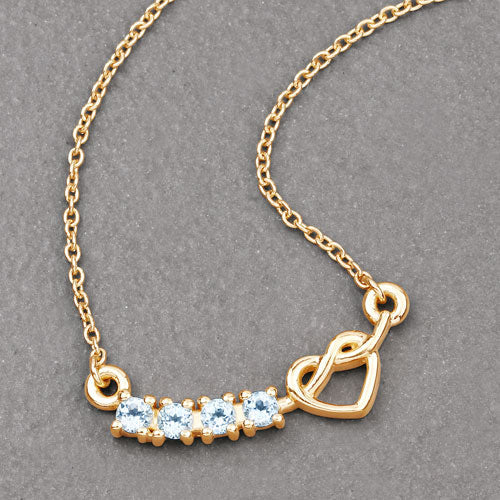Collier en argent sterling avec topaze bleue véritable de 0,30 carat
