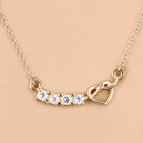 Collier en argent sterling avec topaze bleue véritable de 0,30 carat