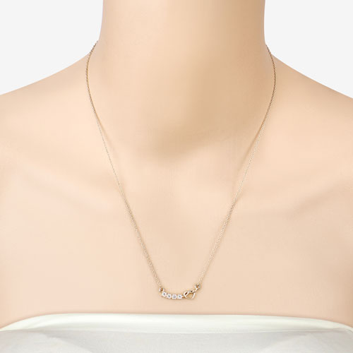 Collier en argent sterling avec topaze bleue véritable de 0,30 carat