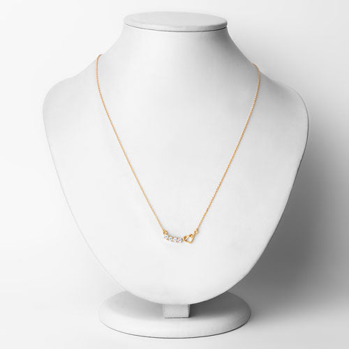 Collier en argent sterling avec topaze bleue véritable de 0,30 carat