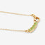 0.28 Carat Genuine Peridot .925 Sterling Silver Necklace
