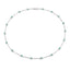 1.80 Carat Genuine Emerald .925 Sterling Silver Necklace