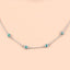 1.80 Carat Genuine Emerald .925 Sterling Silver Necklace