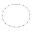 2.34 Carat Genuine Ruby Necklace in .925 Sterling Silver