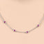 2.34 Carat Genuine Ruby Necklace in .925 Sterling Silver