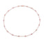 Collier en morganite véritable de 1,62 carat en argent sterling .925