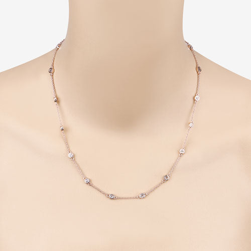 Collier en morganite véritable de 1,62 carat en argent sterling .925