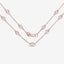 Collier en morganite véritable de 1,62 carat en argent sterling .925