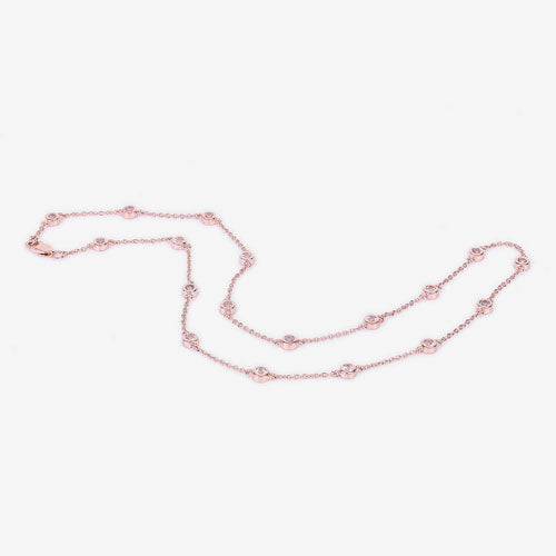 Collier en morganite véritable de 1,62 carat en argent sterling .925