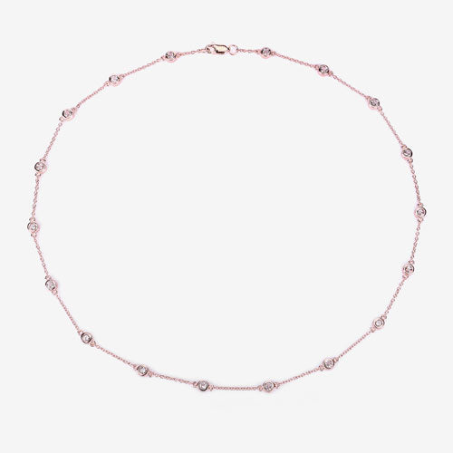 Collier en morganite véritable de 1,62 carat en argent sterling .925