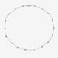 1.80 Carat Genuine Tanzanite Necklace in .925 Sterling Silver