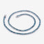 33.24 Carat Genuine Blue Diamond Necklace in 14K White Gold
