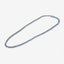 33.24 Carat Genuine Blue Diamond Necklace in 14K White Gold
