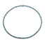 33.24 Carat Genuine Blue Diamond Necklace in 14K White Gold