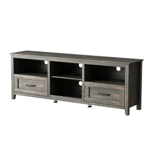 Meuble TV élégant de 70 pouces avec rangement pour le salon et la chambre