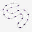 6.12 Carat Genuine Amethyst Necklace in Sterling Silver