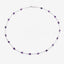 6.12 Carat Genuine Amethyst Necklace in Sterling Silver