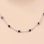Collar de Granate Genuino de 8.10 Quilates en Plata Esterlina .925