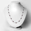 Collar de Granate Genuino de 8.10 Quilates en Plata Esterlina .925