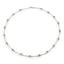 Collar de Peridoto Genuino de 6.30 Quilates en Plata Esterlina