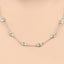 Collar de Peridoto Genuino de 6.30 Quilates en Plata Esterlina